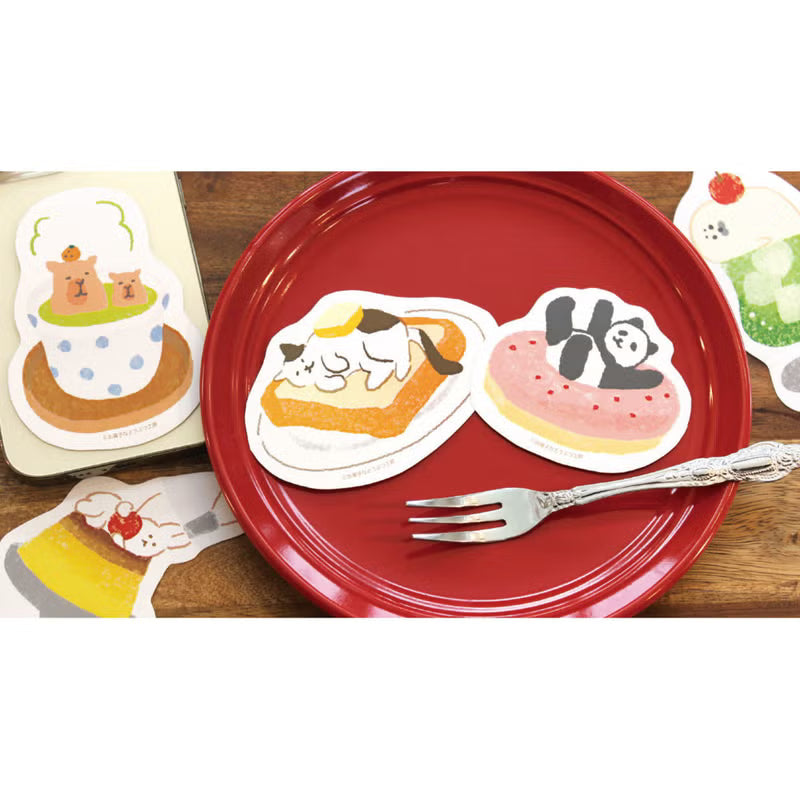 Furukawa Paper Water Resistant Sticker - Sweets Animal Workshop - Fruit Sando