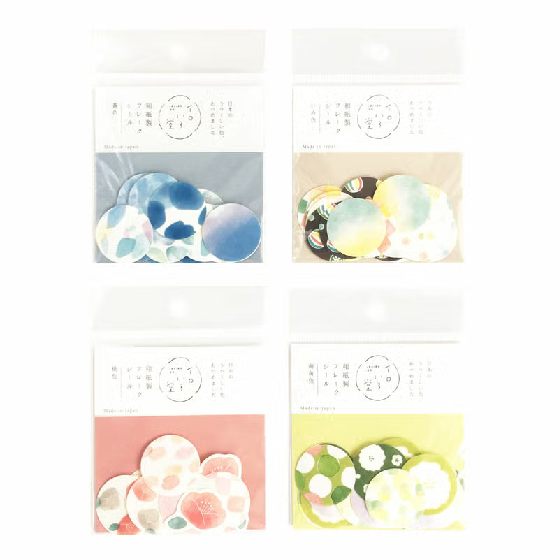 Furukawa Paper - Iroiro-Do Washi Sticker Flakes - Pink