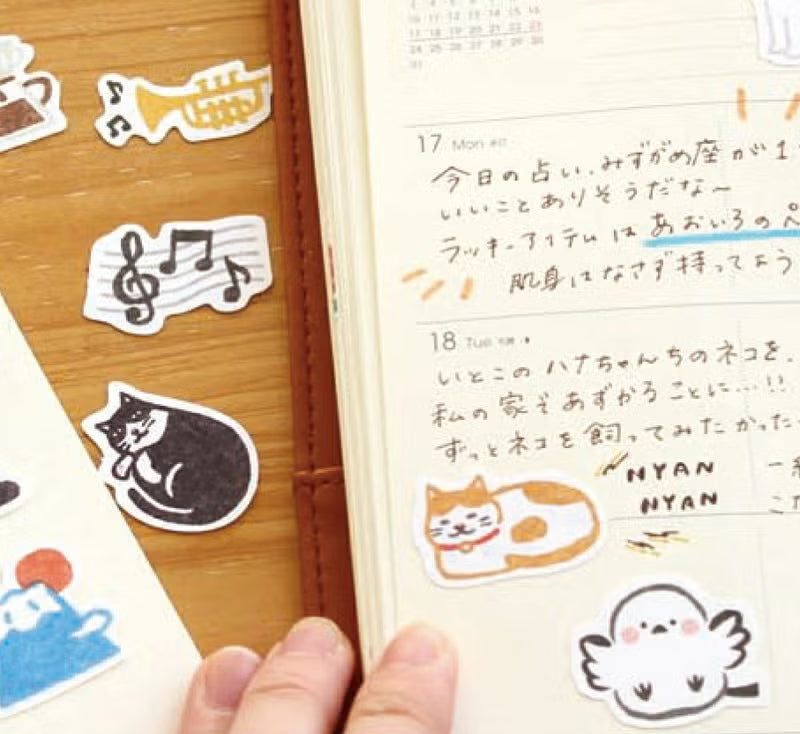 Furukawaka Paper - Washi Sticker Flakes - Stationery