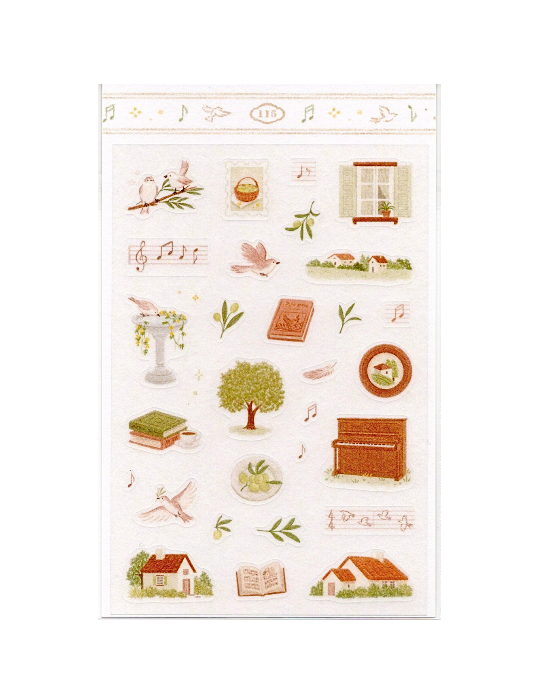 My Spring Washi Sticker Sheet