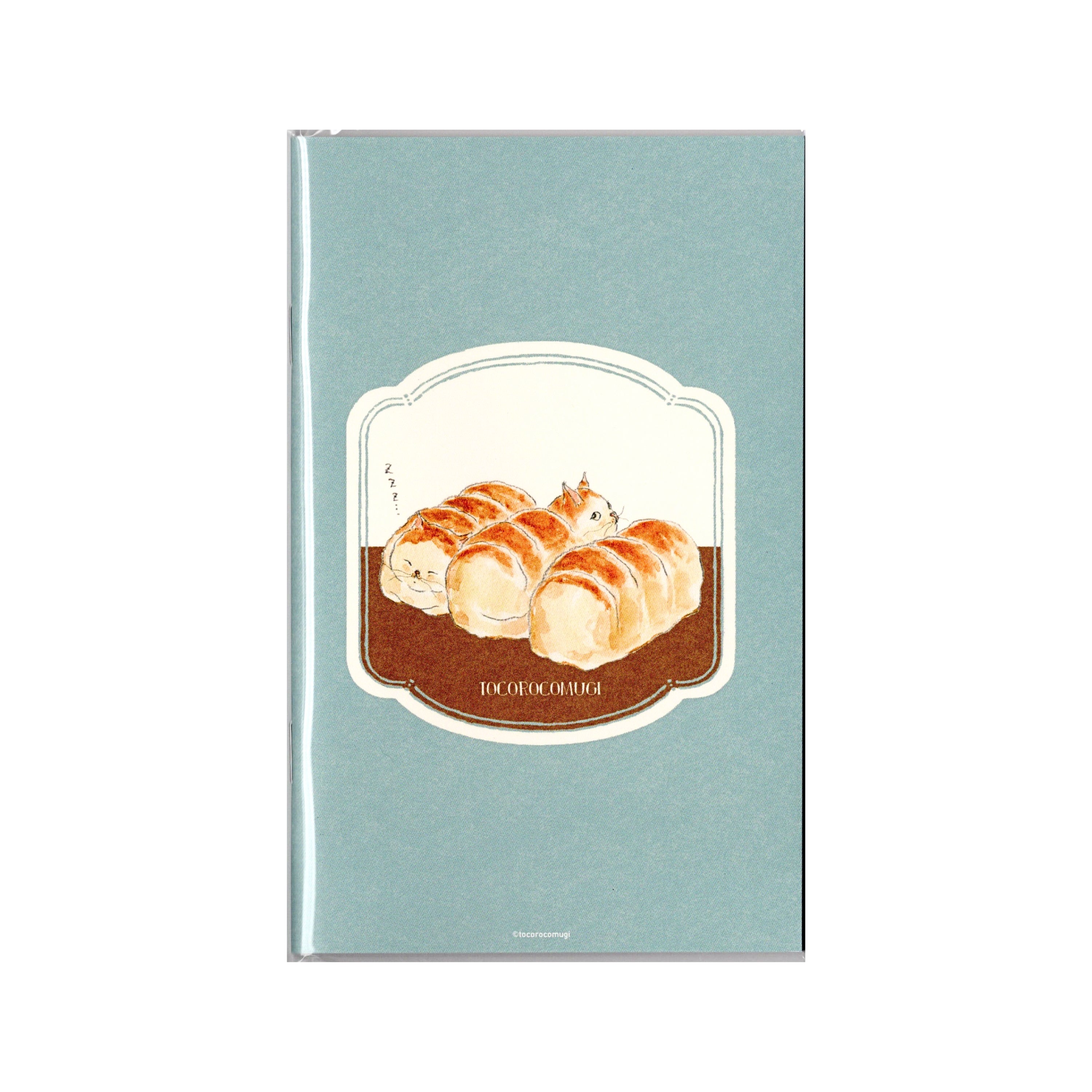 Furukawa Paper Tokorokomugi Saddle-stitched Notebook - Loaf of Bread (5mm grid)