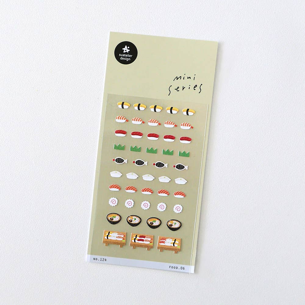 Suatelier design - Sushi & Nigiri Sticker Sheet