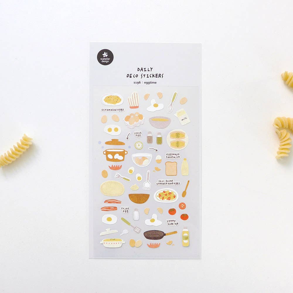 Suatelier design - Eggtime Sticker Sheet (1196)