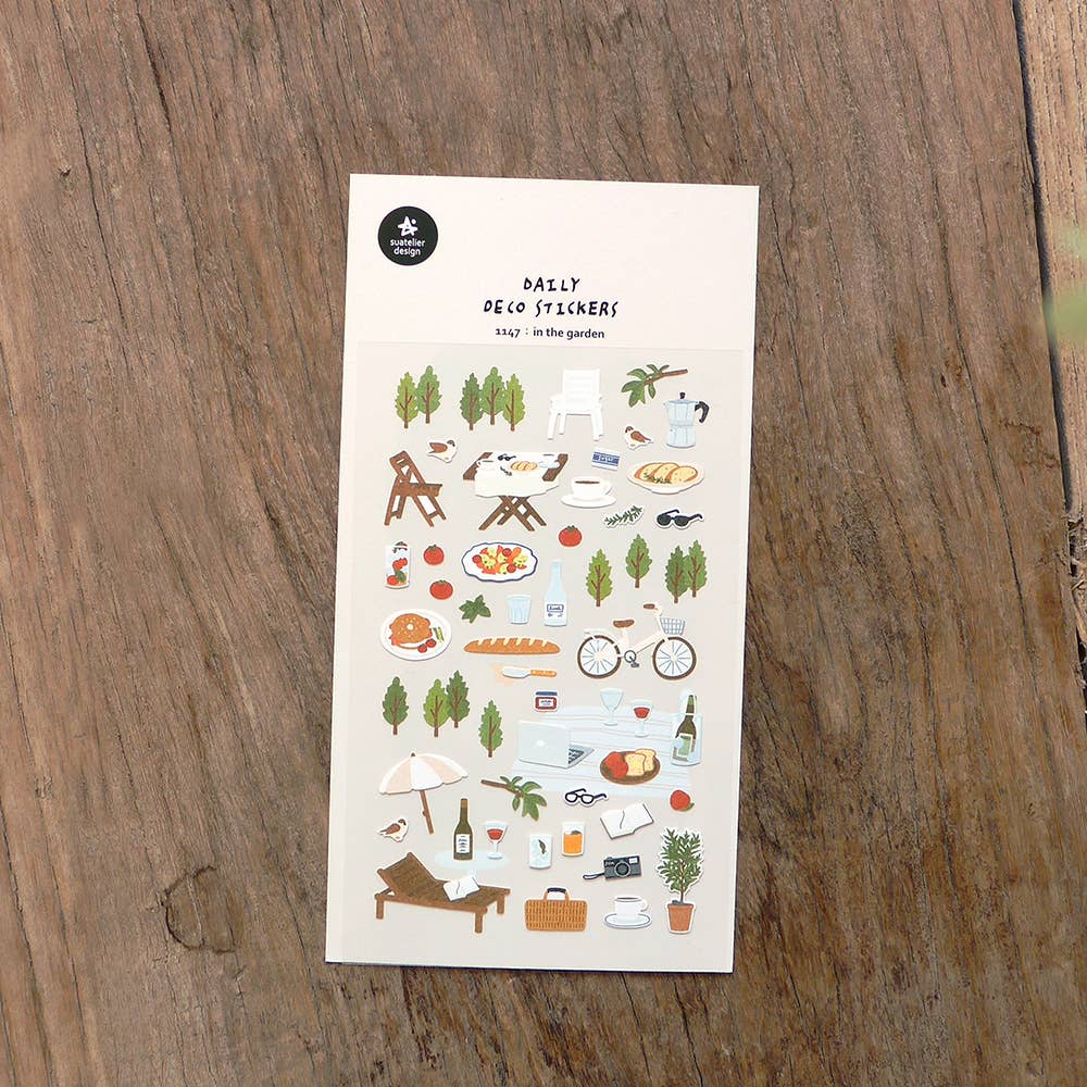 Suatelier design - In the Garden Sticker Sheet