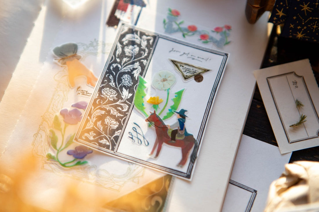 OURS Flower Frame A Rubber Stamp