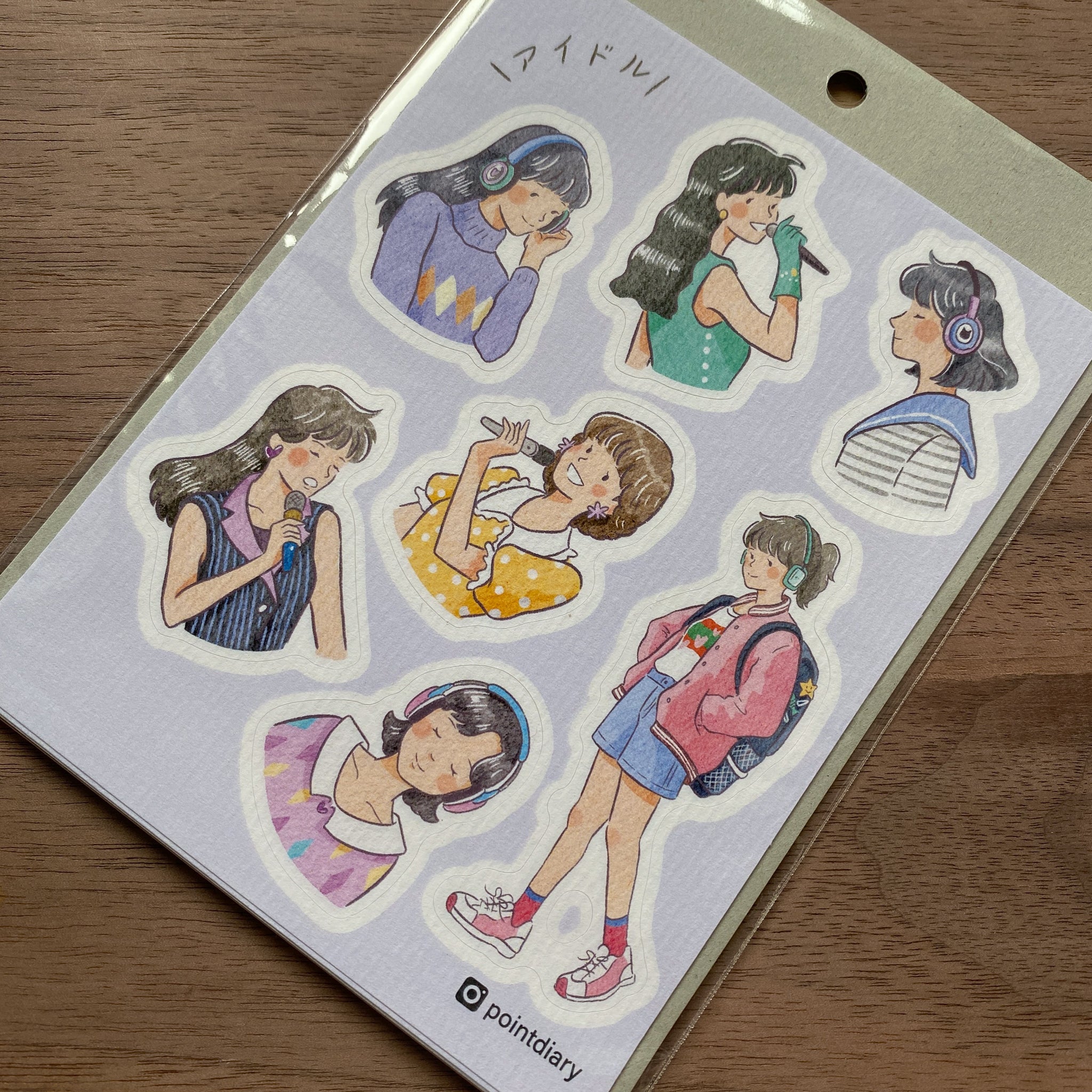 Point Chen - Retro Hobbies Sticker Sheets (2 sheets included)