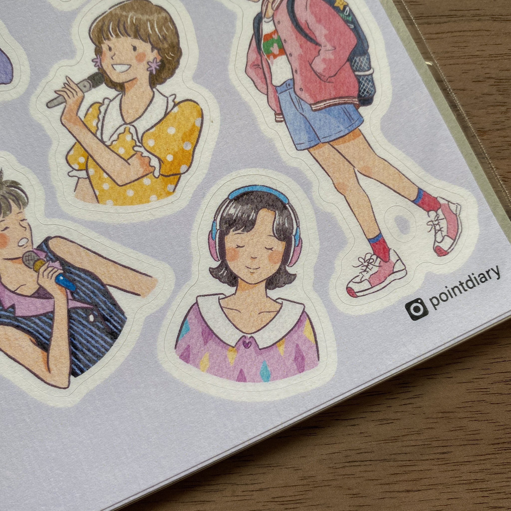 Point Chen - Retro Hobbies Sticker Sheets (2 sheets included)