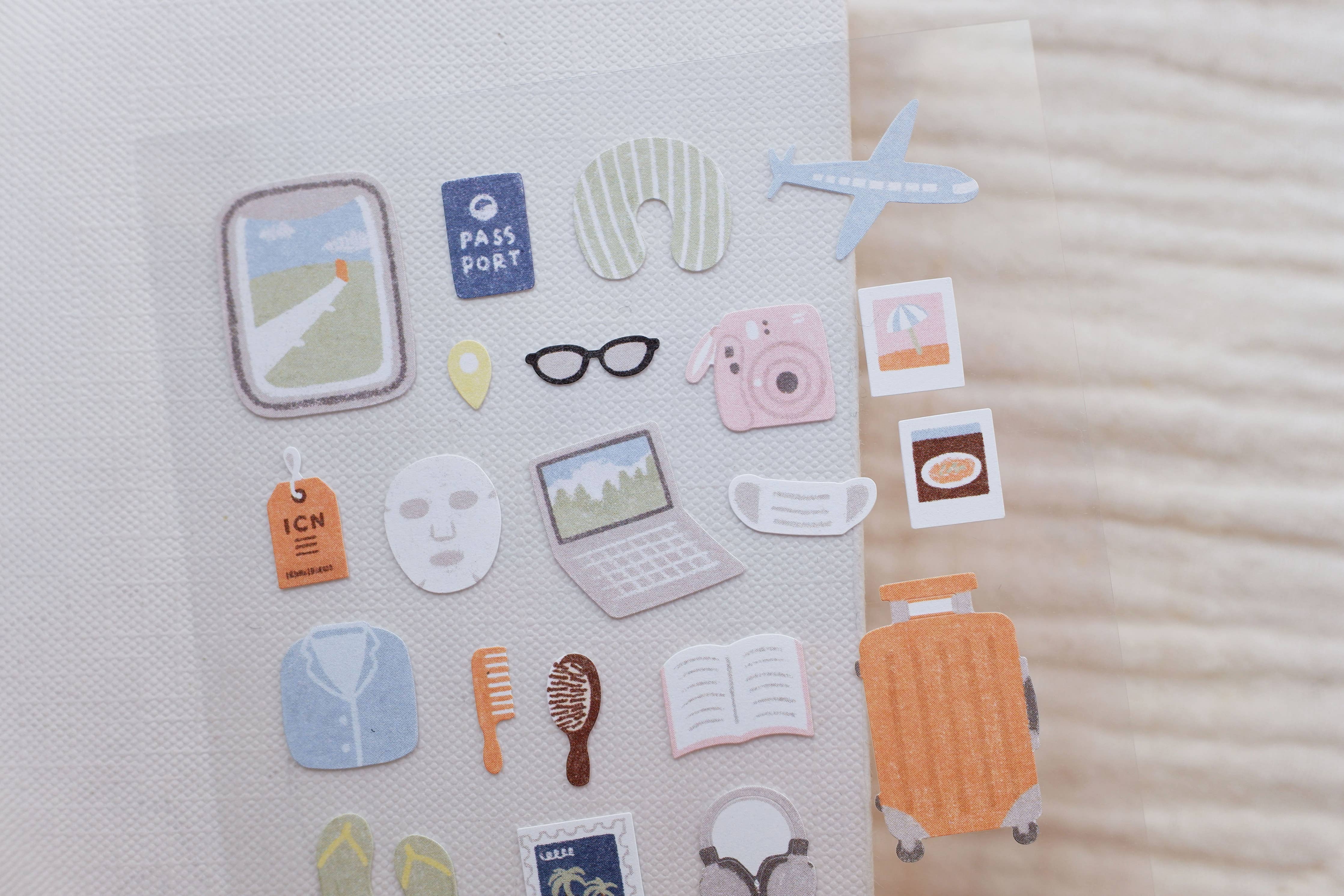 Suatelier design - Happy journey Sticker Sheet