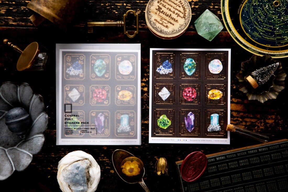 OURS Gem stamp sticker sheets, photo 6