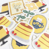 Furukawa Paper - Watashi-Biyori Washi Sticker Flakes - Yellow