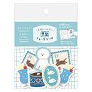 Furukawa Paper - Watashi-Biyori Washi Sticker Flakes - Blue