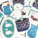 Furukawa Paper - Watashi-Biyori Washi Sticker Flakes - Blue