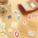 Furukawa Paper - Watashi-Biyori Washi Sticker Flakes - Blue