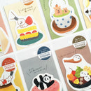 Furukawa Paper Water Resistant Sticker - Sweets Animal Workshop - Fruit Sando