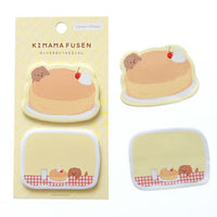 Furukawa Paper - Kimama Fusen Die Cut Sticky Notes - Pancake and Dog