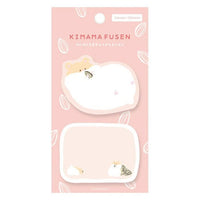 Furukawa Paper - Kimama Fusen Die Cut Sticky Notes  -  Fuffy Hamster