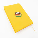 Furukawa Paper - Hontowatashi Embroidery Book Cover/ Planner Cover - Cat and Books (A6)