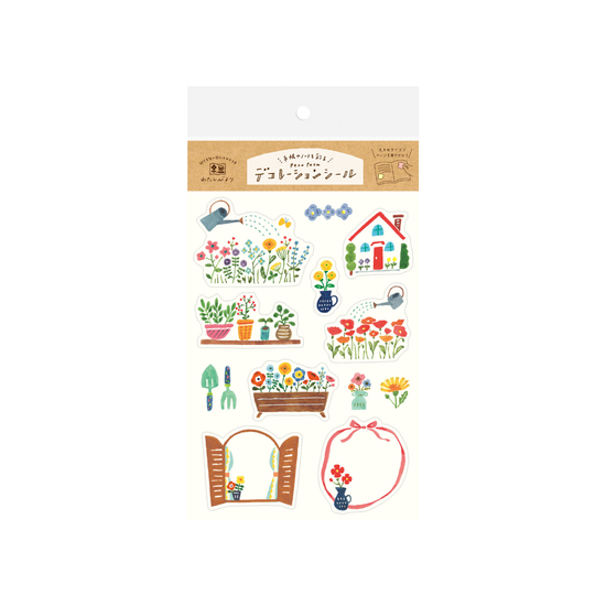Furukawa Paper Sticker Sheets Watashi-biyori - Garden