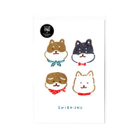 Furukawa Paper Retro Printed Postcards - Shiba Inu
