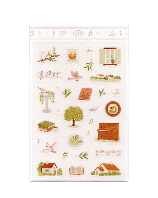 My Spring Washi Sticker Sheet