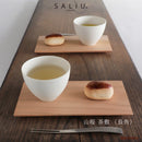 SALIU yamazakura mountain cherry wood tea coaster, long rectangle