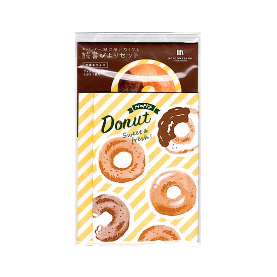 Furukawa Paper HONTOWATASHI Book Cover/ Planner Cover (A5) - Donuts