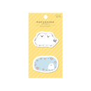 Furukawa Paper Die Cut Sticky Notes Mofushiro Fusen - Striped Egret