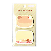 Furukawa Paper - Kimama Fusen Die Cut Sticky Notes - Pancake and Dog