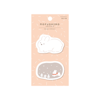 Furukawa Paper Die Cut Sticky Notes Mofushiro Fusen - Rabbit