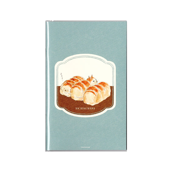 Furukawa Paper Tokorokomugi Saddle-stitched Notebook - Loaf of Bread (5mm grid)