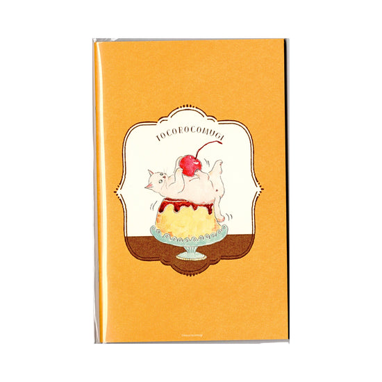 Furukawa Paper Tokorokomugi Saddle-stitched Notebook - Pudding (5mm grid)