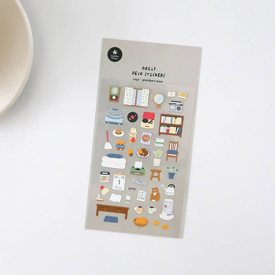 Suatelier design - Grandpa's Room Sticker Sheet