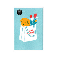 Furukawa Paper Retro Printed Postcards - Dog and Tote Bag