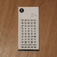 Suatelier design - Weather Themed Planner Sticker Sheet