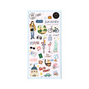 "Wanderlust Journey" Around-the-world Travel PET Sticker Sheet