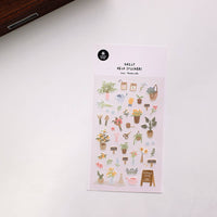 Suatelier design - Flower Cafe Sticker Sheet