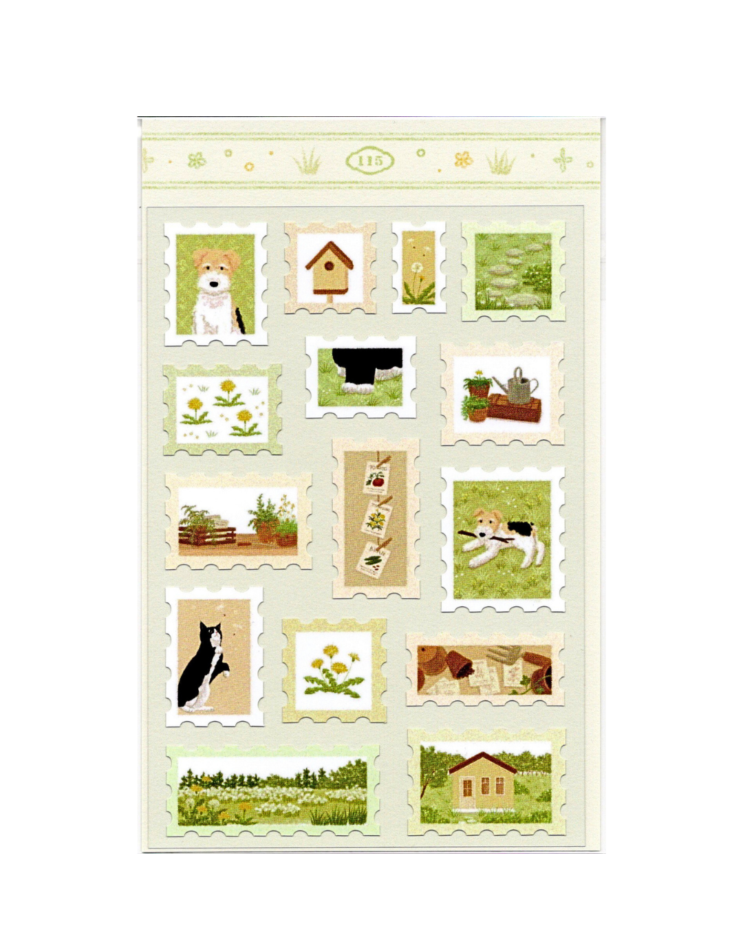 My Spring Stamp Sticker Sheet