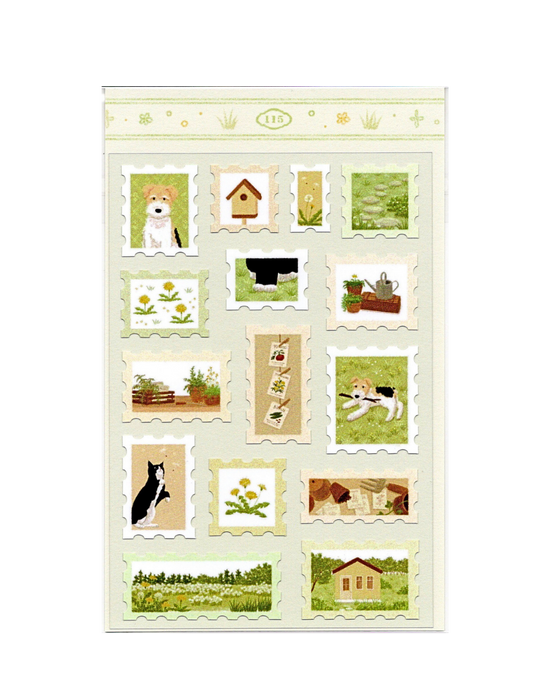 My Spring Stamp Sticker Sheet