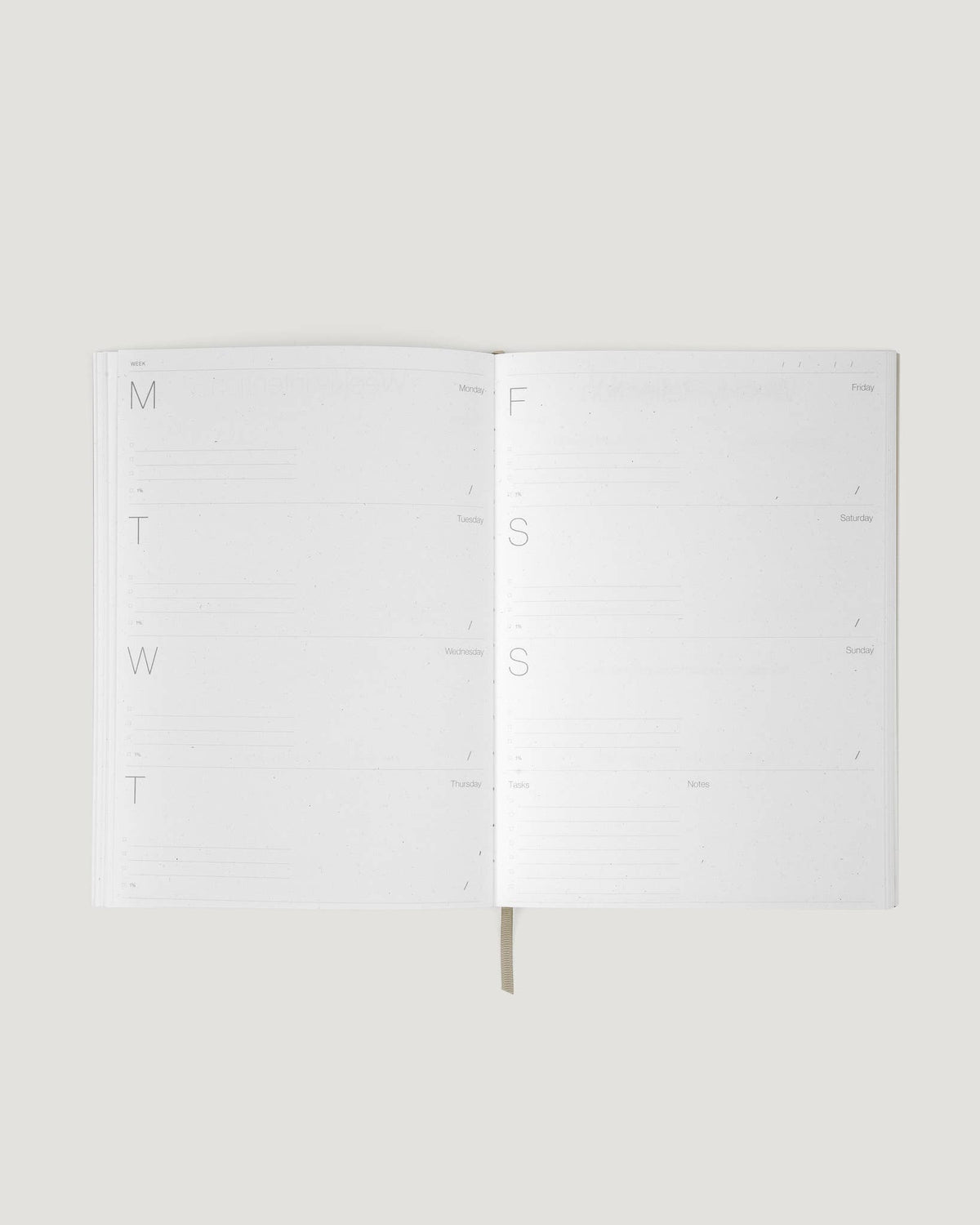 Wilde House Paper - Week Planner