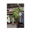 Point Chen - "Taiwan Street Alley & Black Cats" A5 Art Print