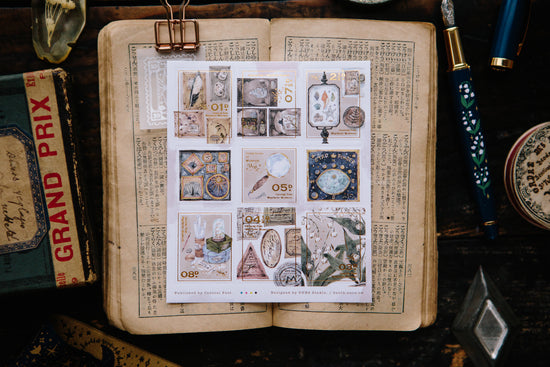 OURS Collection of Museum Stamp Sticker Sheet Pack
