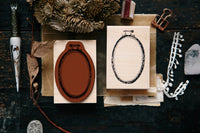 OURS Ellipse Embroidery Hoop Rubber Stamp