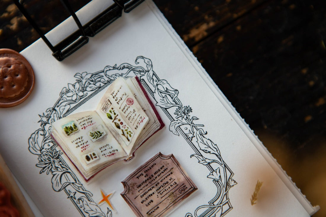 OURS Flower Frame B Rubber Stamp