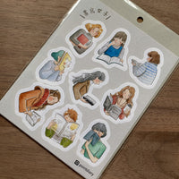 Point Chen - Retro Hobbies Sticker Sheets (2 sheets included)
