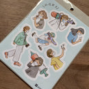 Point Chen - Retro Hobbies Sticker Sheets (2 sheets included)