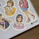 Point Chen - Retro Hobbies Sticker Sheets (2 sheets included)