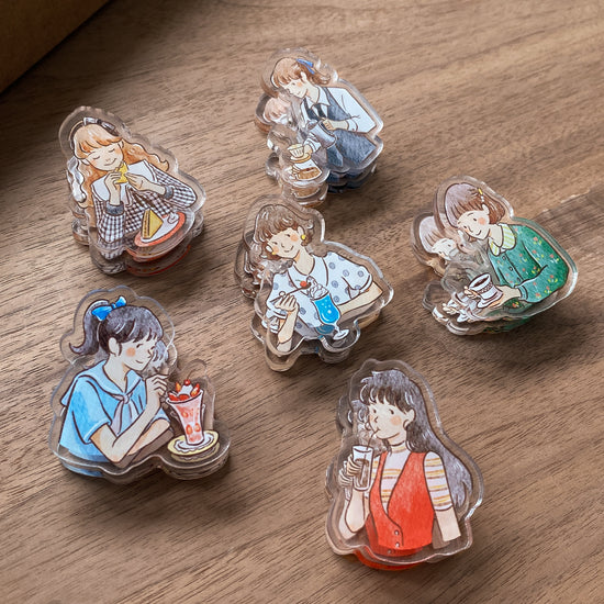 Point Chen - Kissa Girl Acrylic Clip (Blind boxes)