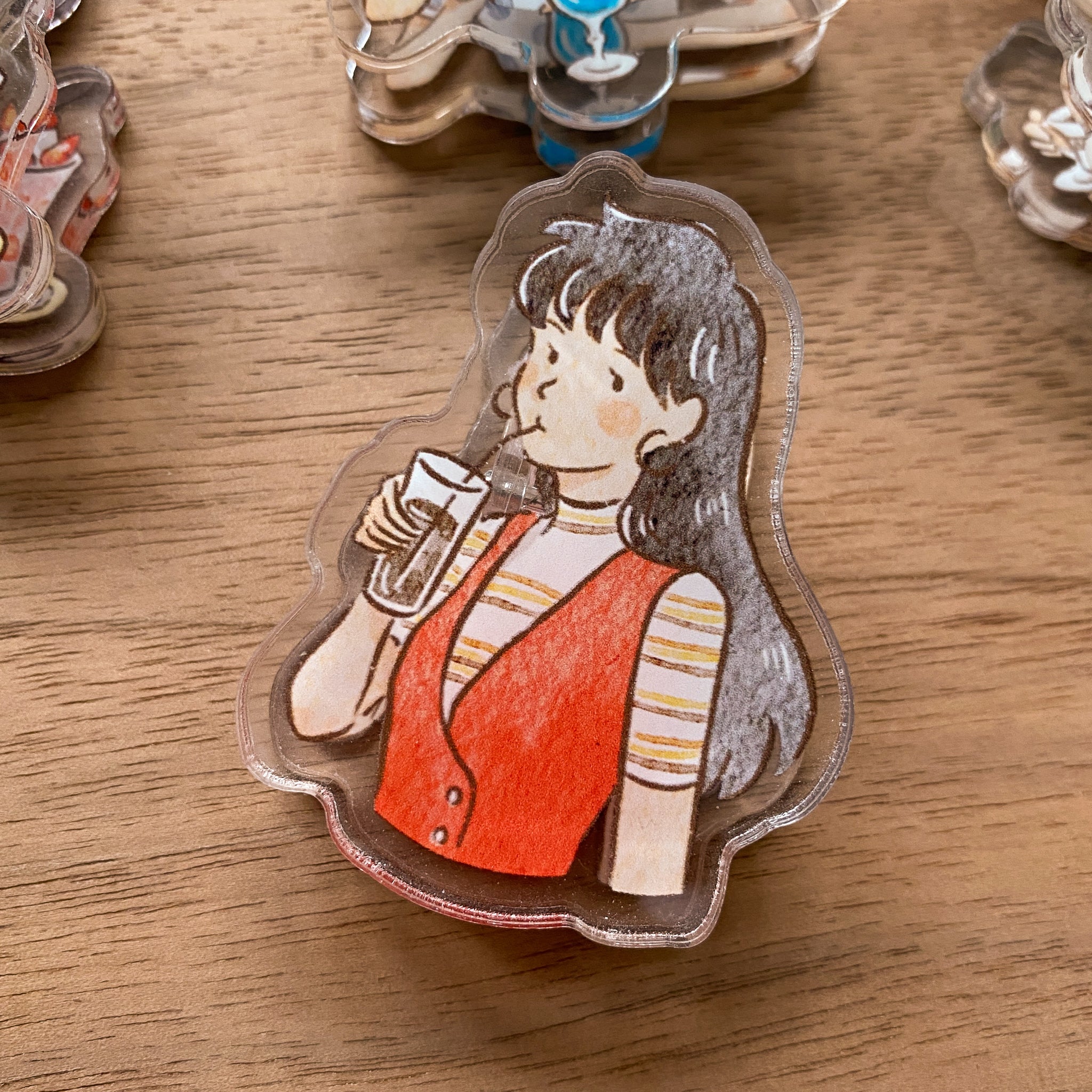 Point Chen - Kissa Girl Acrylic Clip (Blind boxes)