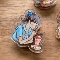 Point Chen - Kissa Girl Acrylic Clip (Blind boxes)