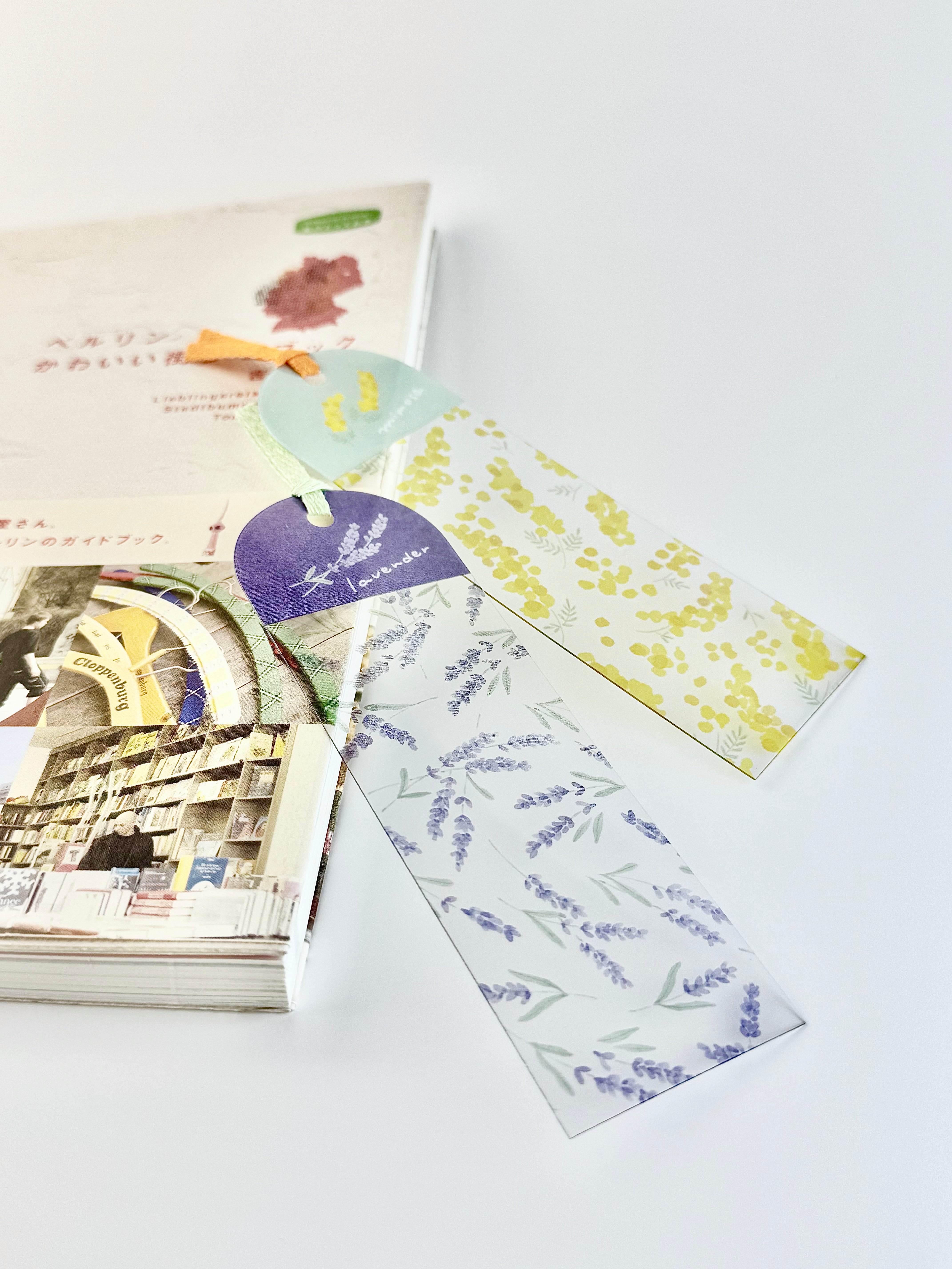 Furukawa Paper HONTOWATASHI Bookmark - Lavender